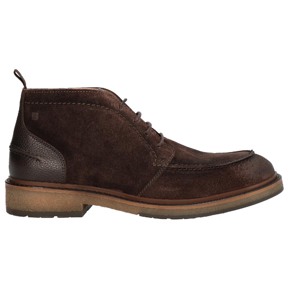 Nijvel Dark Brown Suede - Berkelmans