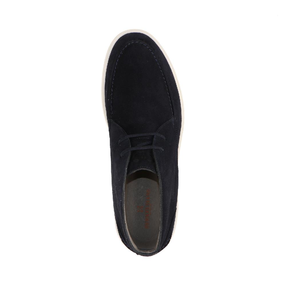 Croix Navy Suede