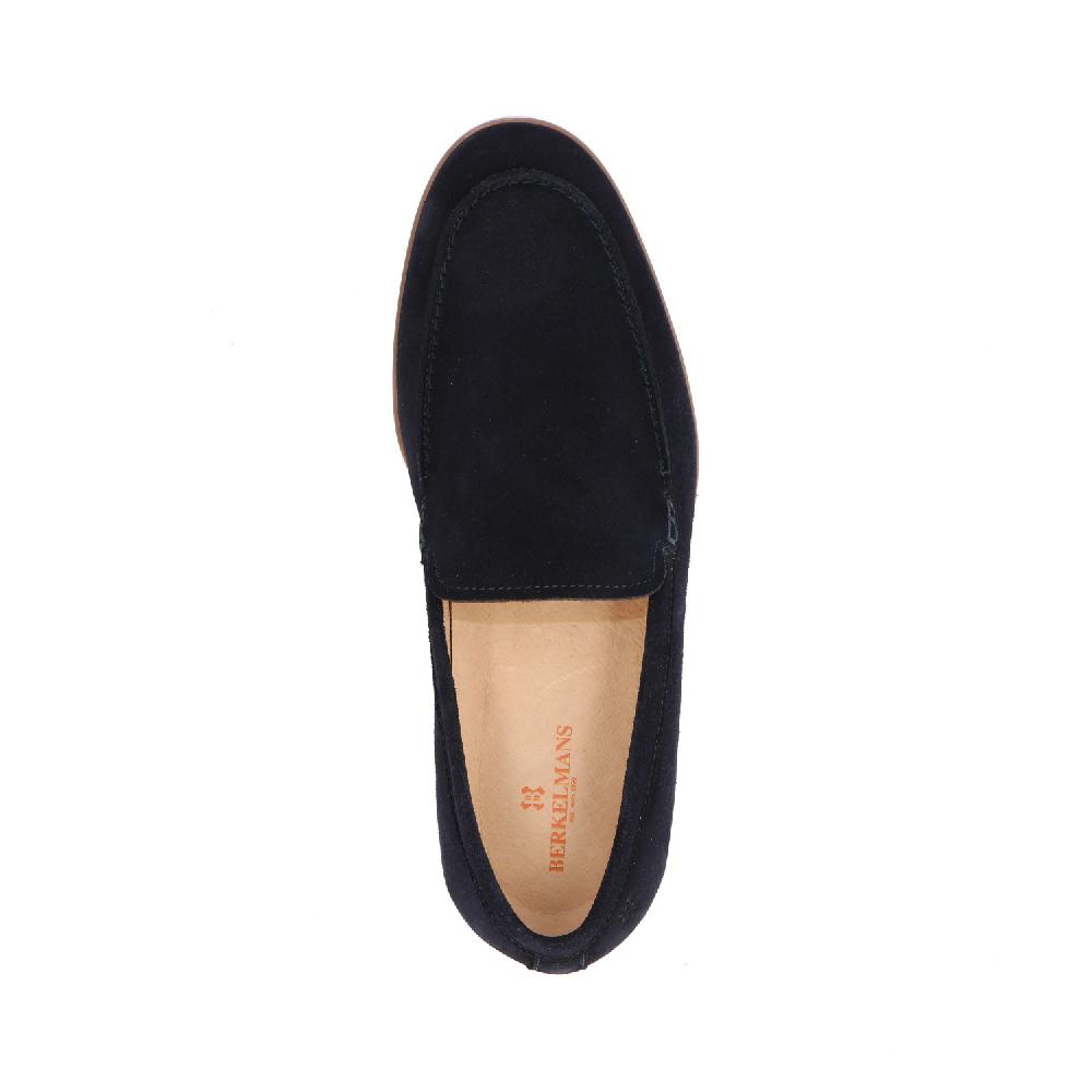 Mouras Navy Suede